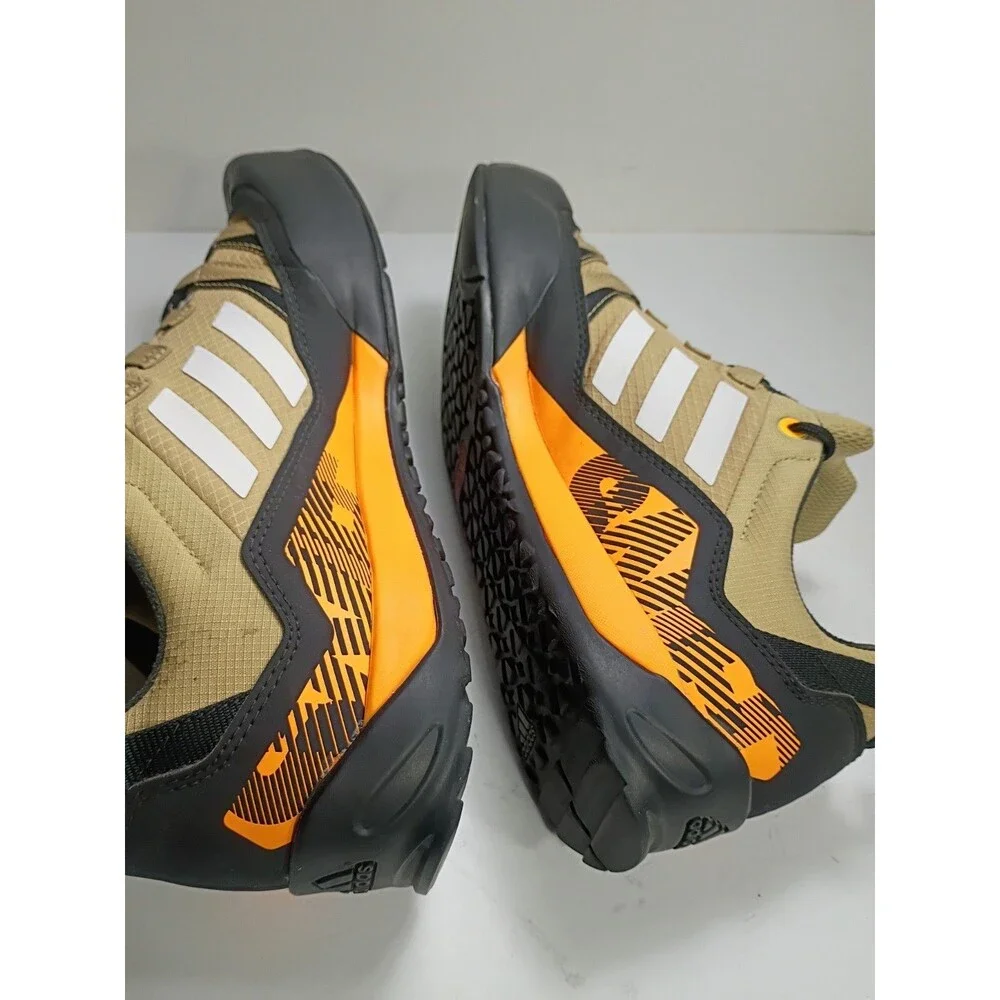 Adidas Terrex Swift Solo Approach shoes in Beige Tone/Flash Orange Men's Size 9
